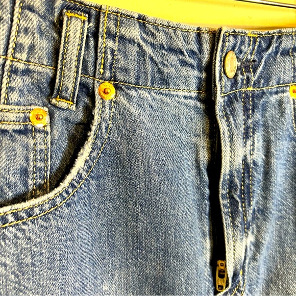 Trending Retro GAP Midi Denim Medium Wash Women's Cotton Skirt Size 2R - Picture 4 of 7